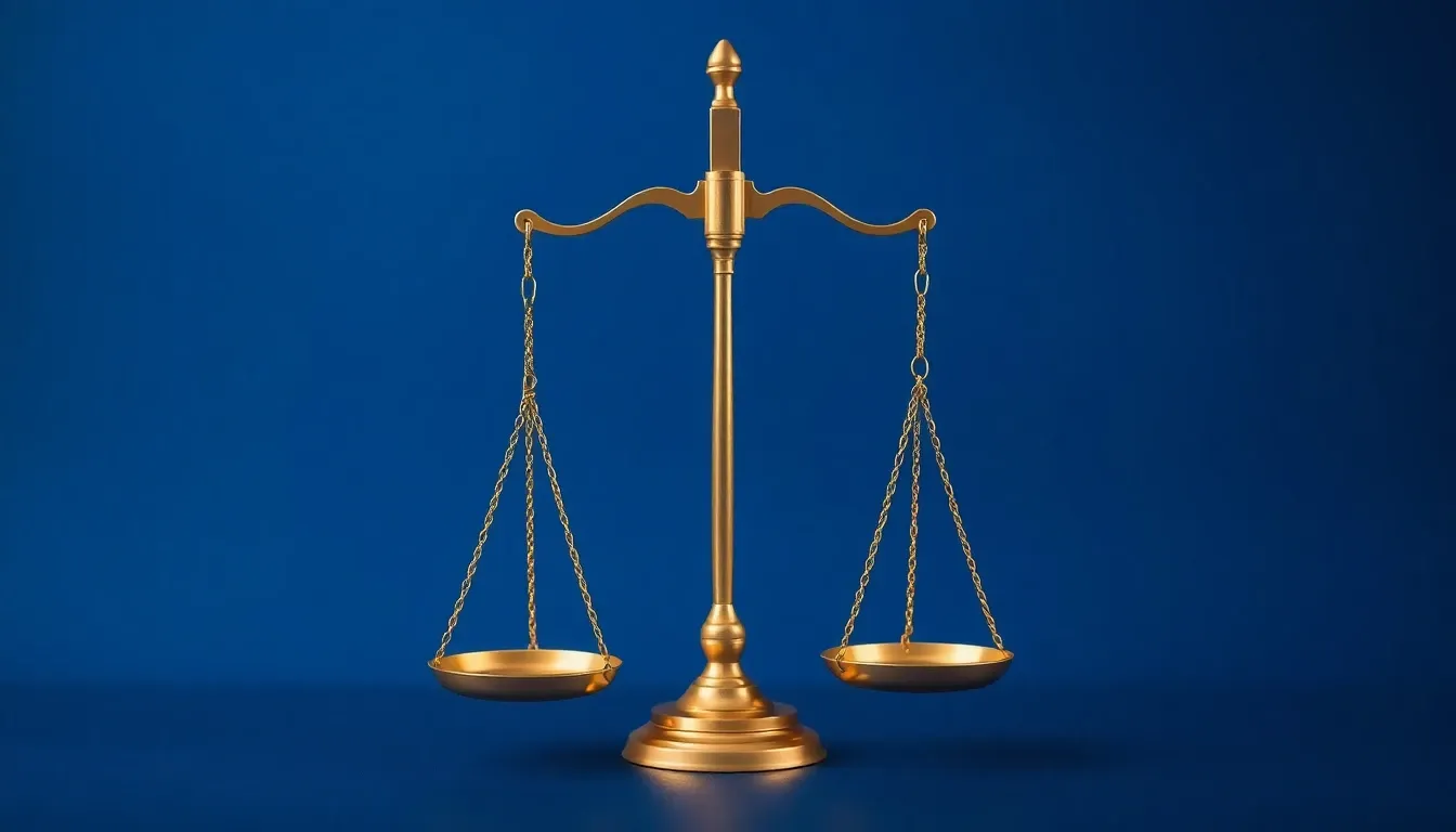 Two people resolving conflict in mediation