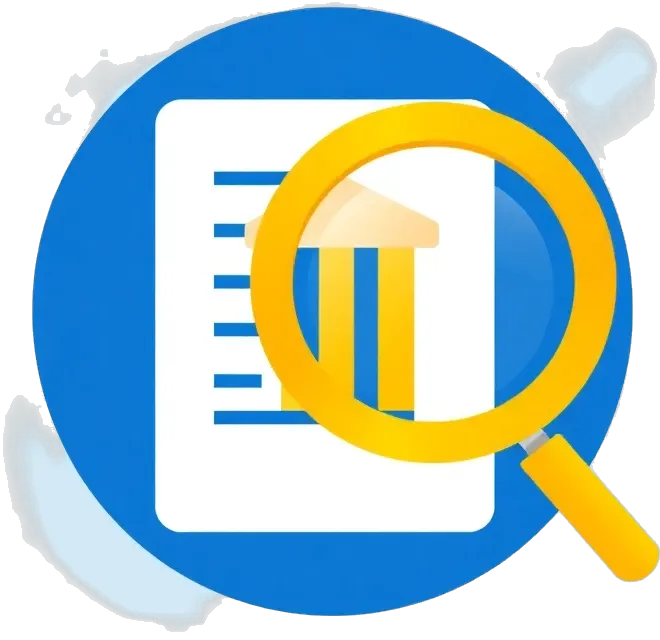 Analyst reviewing financial documents for due diligence